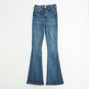 7 For All Mankind Women Ultra High Rise Skinny Boot Sophie Blue Jeans 27 Stretch